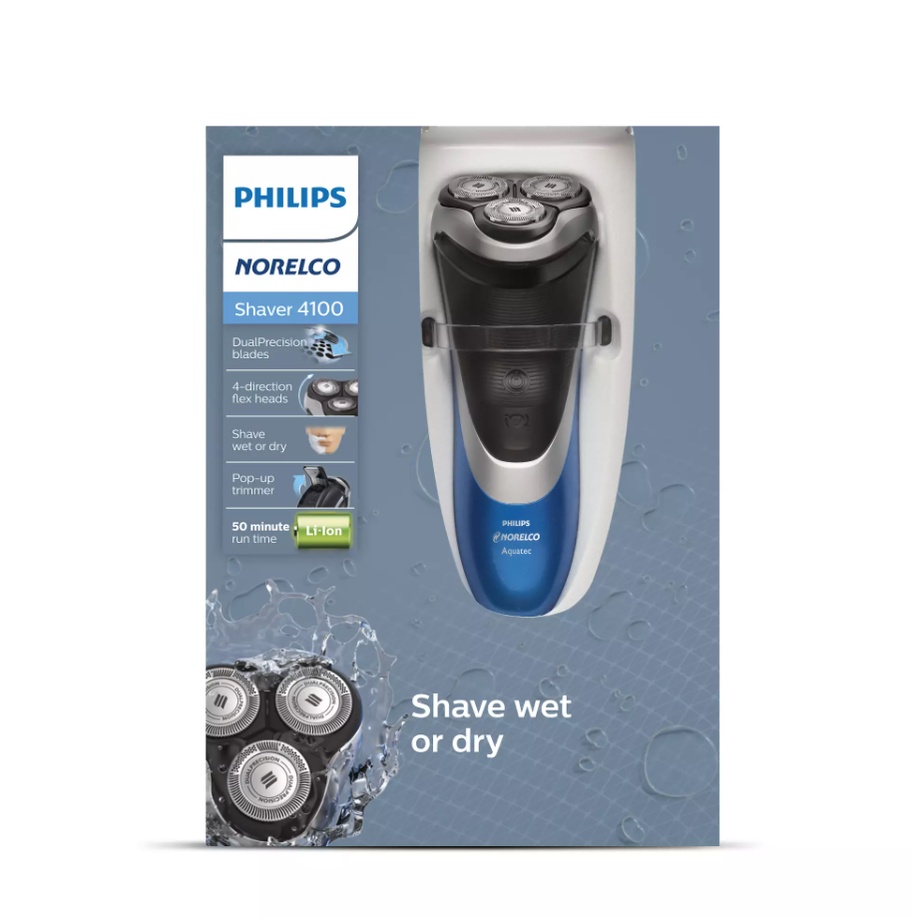 [Hàng Mỹ] Máy cạo râu Philips Norelco Shaver 4100 AT810/41 (nobox - không hộp)