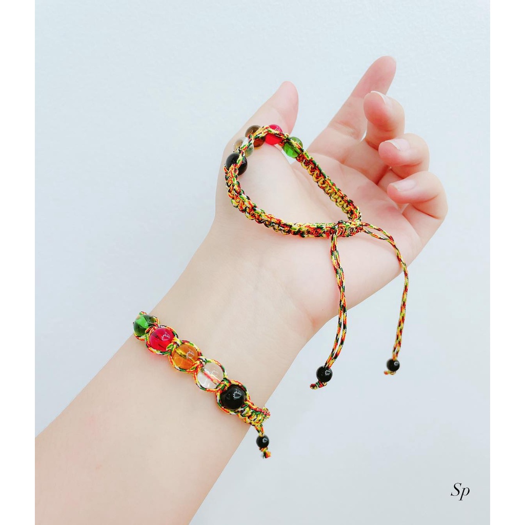 Vòng tết đá phong thủy đủ màu