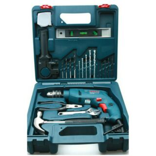 Bộ Máy khoan BOSCH GSB 550 SET 550W 19 chi tiết