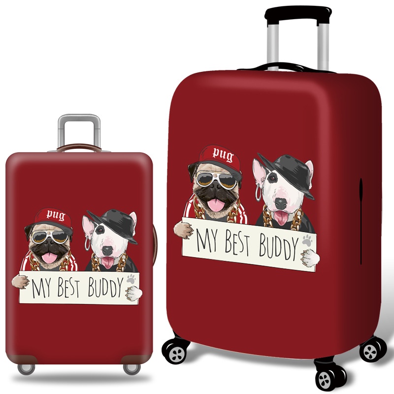 Vỏ Bọc Bảo Vệ Vali Du Lịch Siêu Dày Co Giãn Chống Mài Mòn Thời Trang