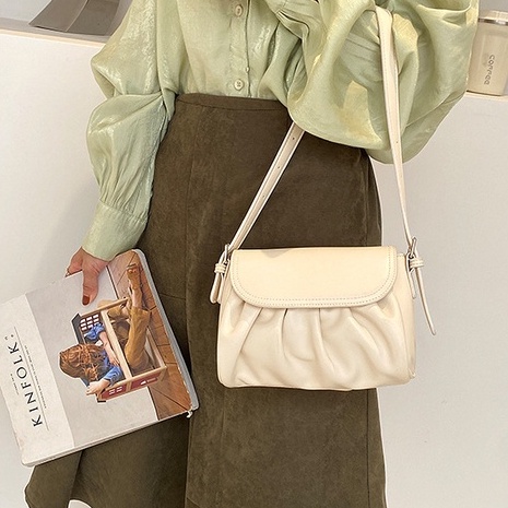 Túi xách đeo vai đeo chéo đi chơi da PU phối dạ phong cách hàn quốc PK 464