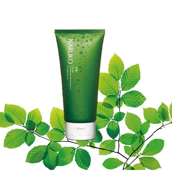 Sữa rửa mặt dạng bùn NARUKO đất sét clay mask 2 in 1 Tràm Trà Tea Tree (Đài - Trung) 120gr NRK033