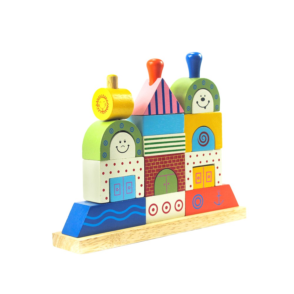 Đồ chơi gỗ Winwintoys - Xếp hình chiếc thuyền 61162