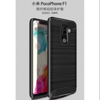 Ốp lưng Xiaomi PocoPhone F1 dẻo chống sốc đen