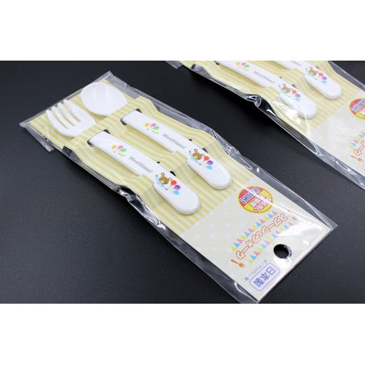Set 2 thìa dĩa nhựa cho bé OSK