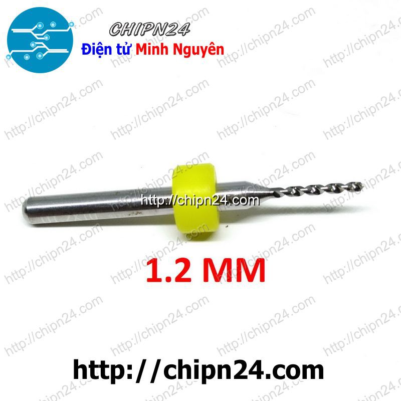 [2 CÂY] Mũi khoan mạch in CNC 1.2mm