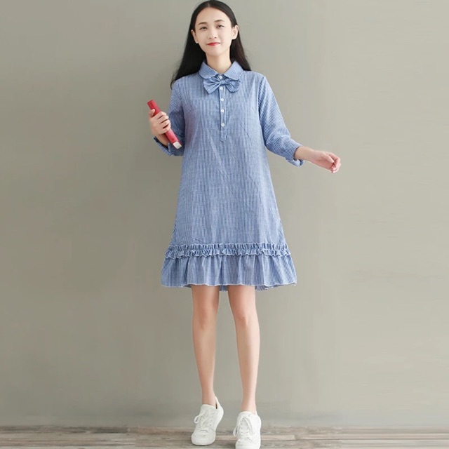 CÓ SẴN - Order - Đầm suông đuôi cá bánh bèo