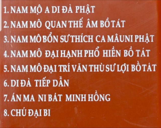 MÁY NIỆM PHẬT 8 KINH