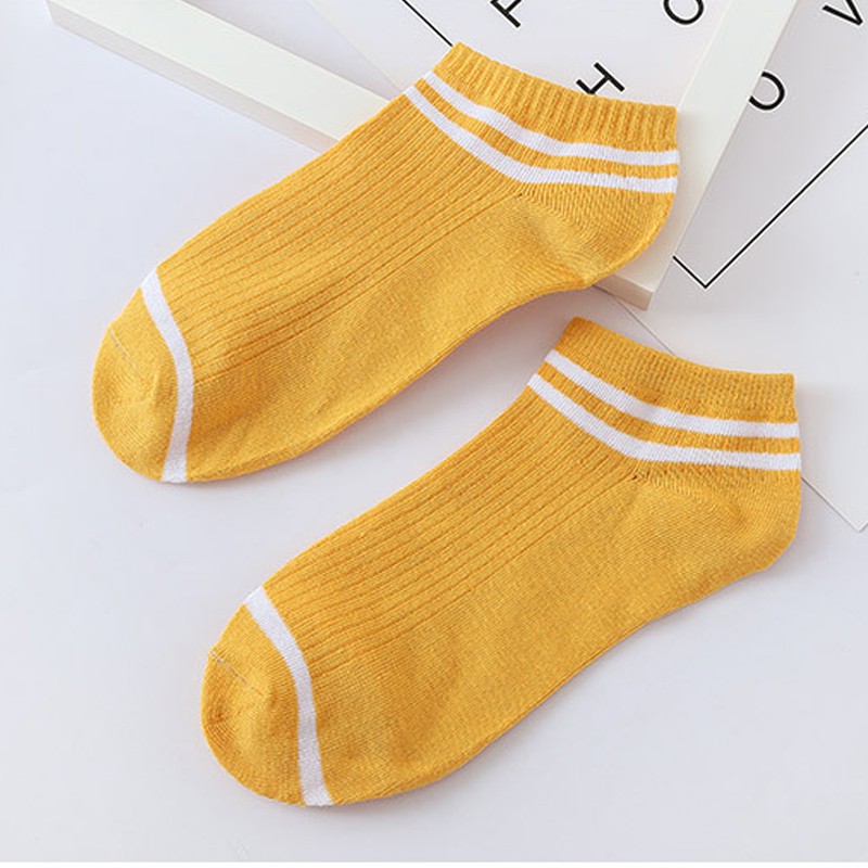 Tất nữ cổ ngắn gân tăm phong cách Hàn Quốc siêu xinh( 5 màu khác nhau)