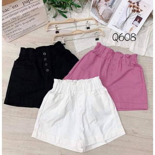 quần short kaki nút lưng thun