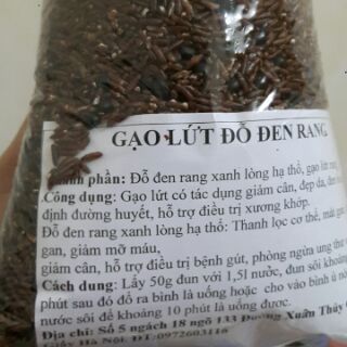 Gạo lứt đỗ đen rang ( 1kg )