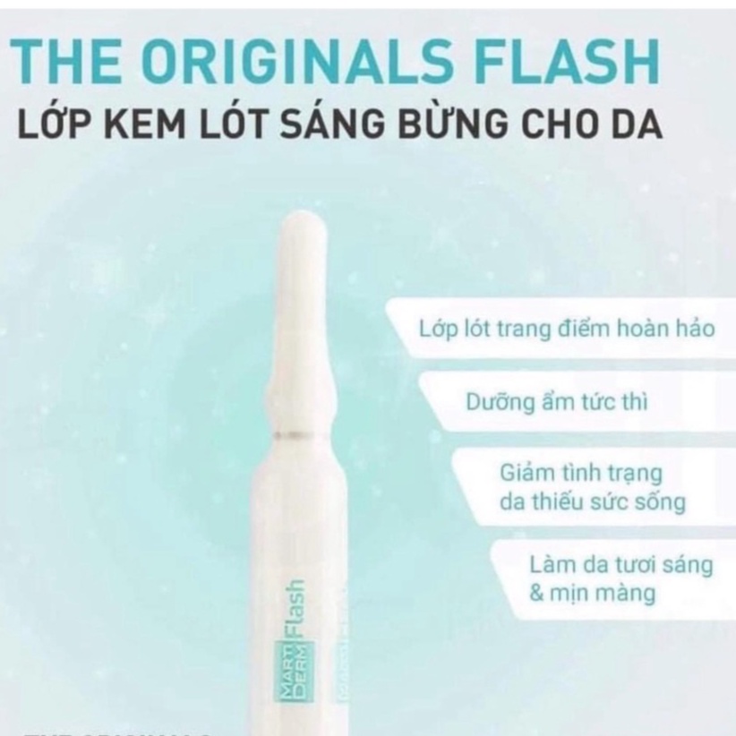 Ampoule Dưỡng Ẩm, Làm Sáng Da & Giảm Mệt Mỏi Tức Thì - MartiDerm The Originals Flash 5 Ampoules