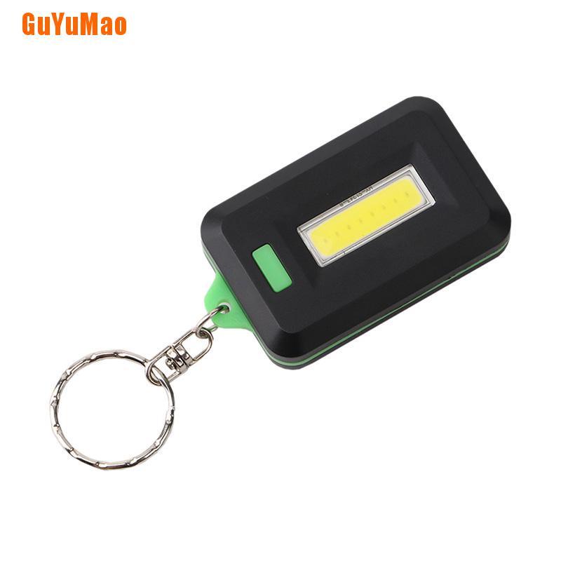 Đèn Pin LED COB Mini Chống Thấm Nước Thiết Kế Móc Chìa Khóa Tiện Dụng