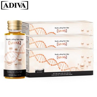 Combo 3 hộp Collagen Adiva 14 lọ hộp