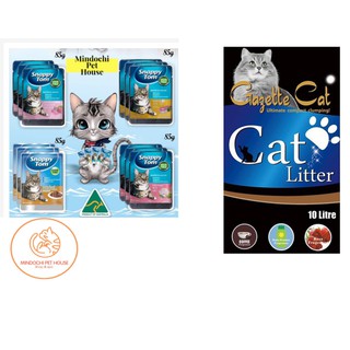 Mua 1 túi cát VS Gagette Táo tặng 1 gói pate Snappy tom 85g