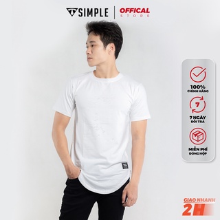 Áo Thun Nam Cổ Tròn TSIMPLE phông trơn tay ngắn vải Cotton cao cấp chống nhăn form rộng LongTee Zip ALTZ02