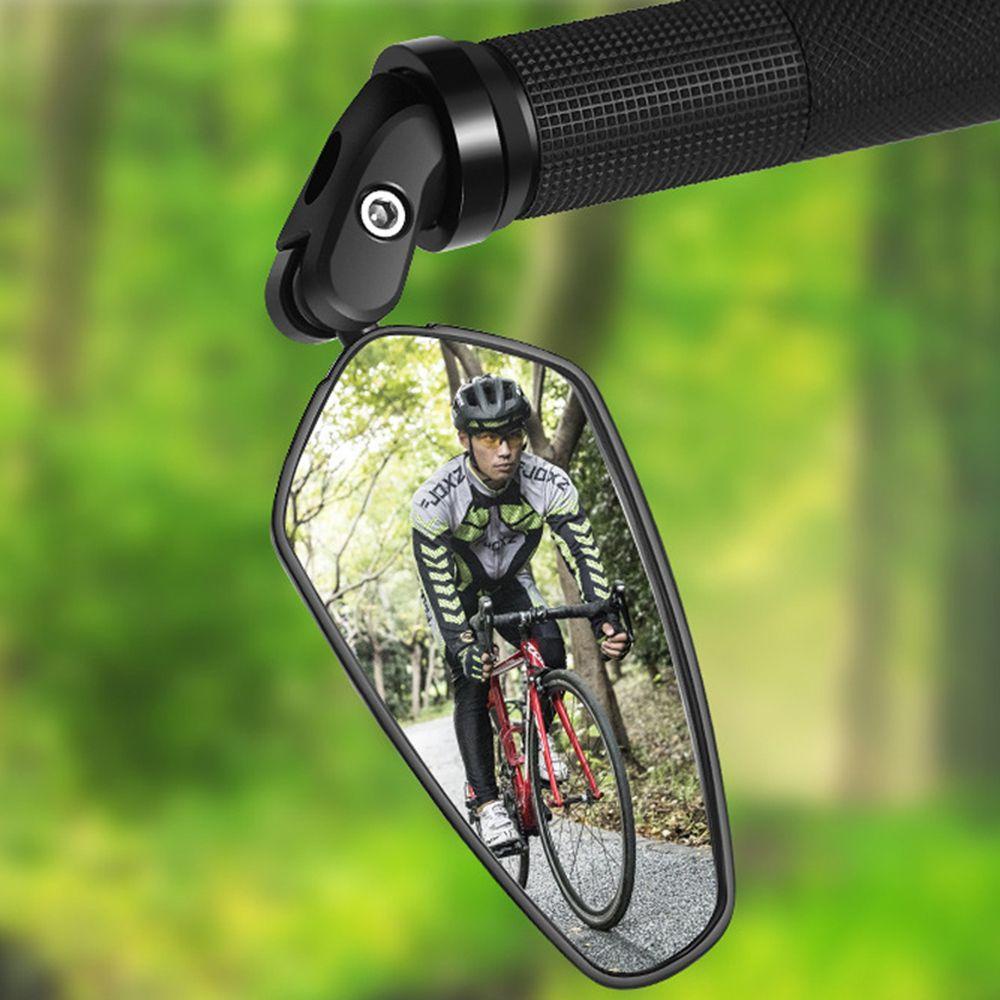 BARRY Bicycle Rearview Mirrors 17.4-22mm MTB Black Accessories 360° Rotatable Sight Reflector Wide Range Left Right Mount Rear View Mirror
