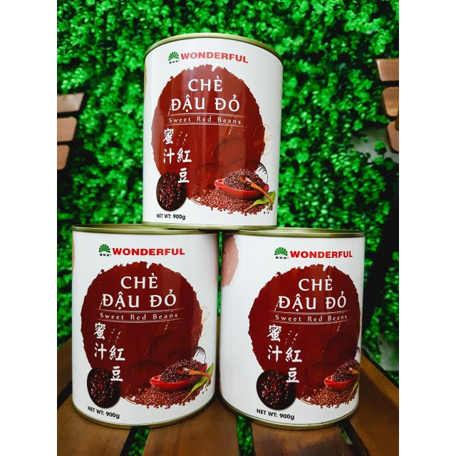 Chè Đậu Đỏ WONDERFUL ăn liền hộp 900g