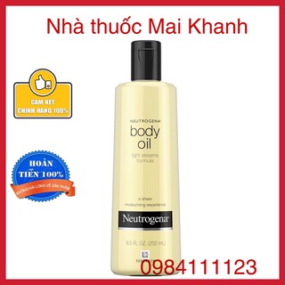 Dầu dưỡng thể Neutrogena Body Oil Light