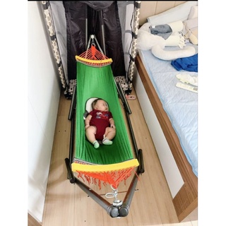 Võng Xếp Em Bé - Khung Dày Khoẻ - Chịu lực hơn 100kg - Rẻ nhất shopee