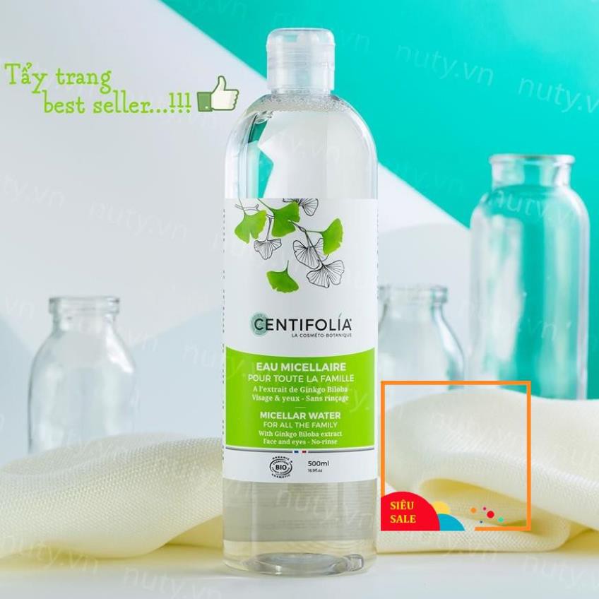 Nước Tẩy Trang Centifolia Micellar Water (500ml)