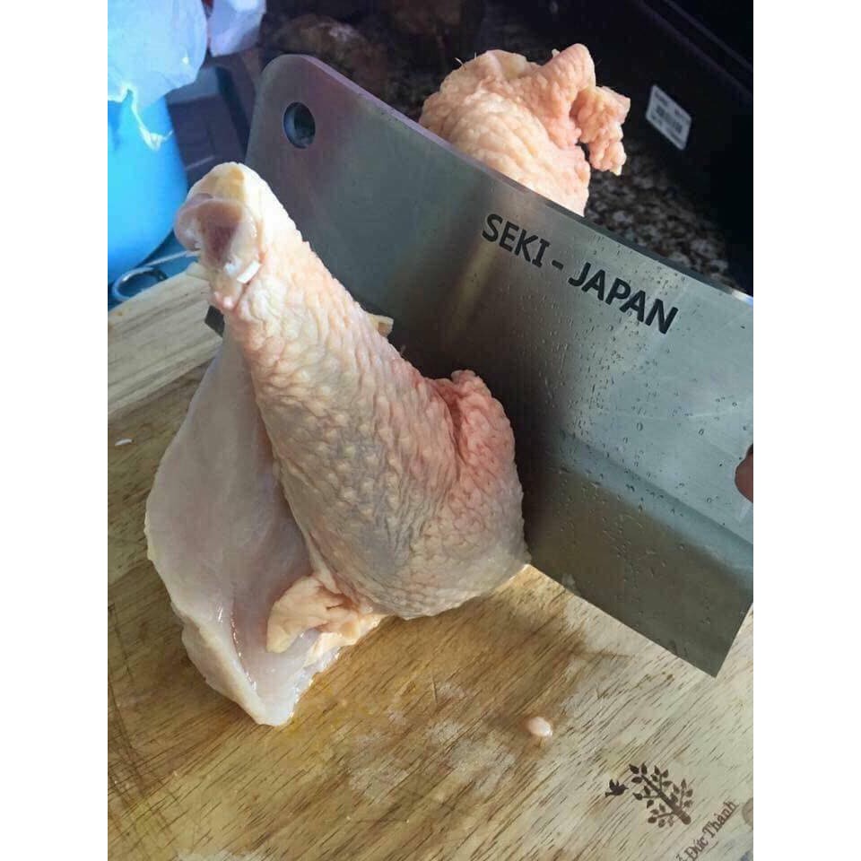 Dao chặt xương thịt chặt gà cao cấp chất liệu thép không gỉ 625 gr
