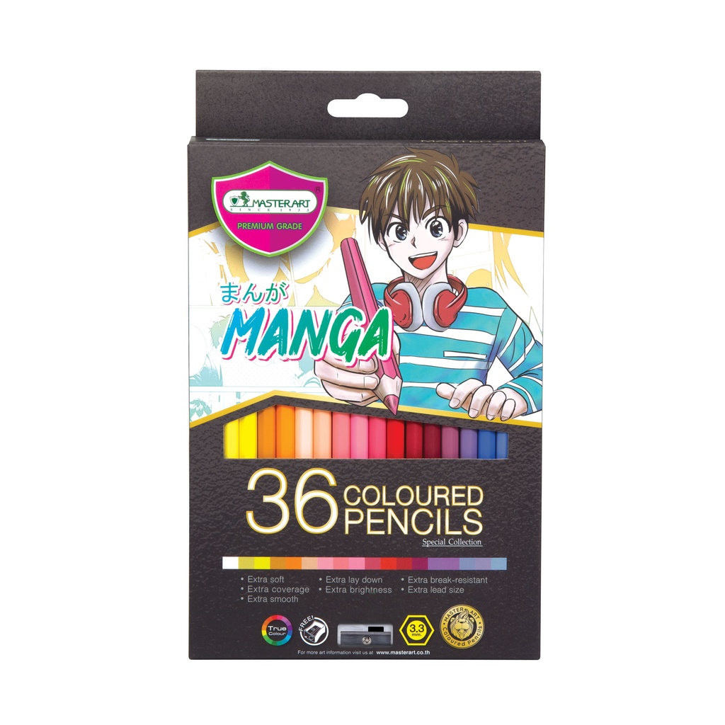 Master Art (Master Art) Mô hình Manga bút chì màu 36 màu