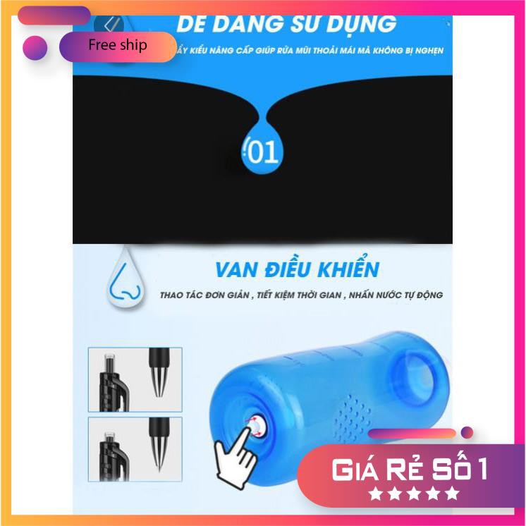 [SIÊU RẺ]  [Chính Hãng ] Bình rửa mũi Waterpulse vệ sinh viêm mũi viêm xoang