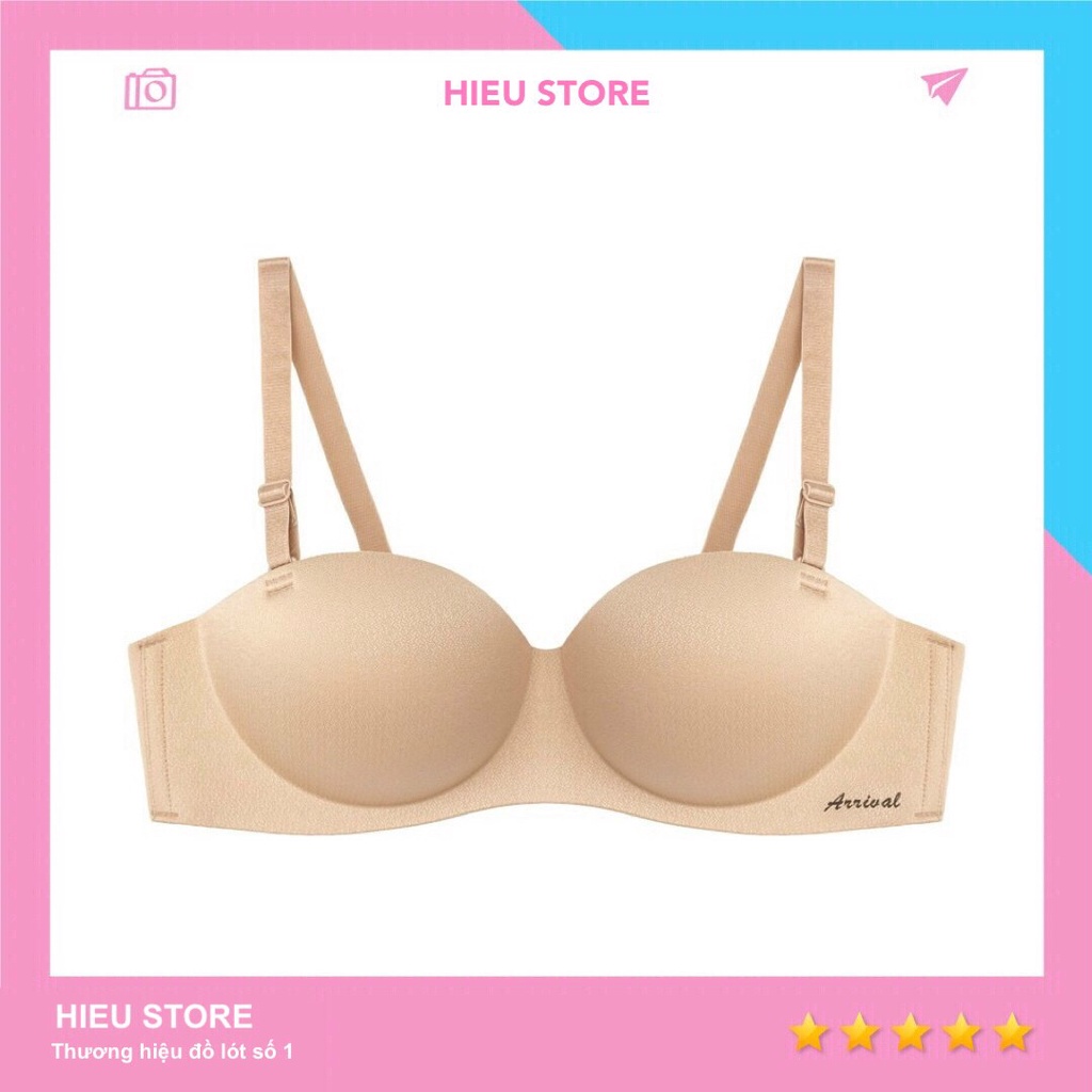 Áo Ngực Su Không Gọng Quả Ngang Chống Tuột Mút Dày Siêu Đẩy Ngực Hieu Store24h - 2188