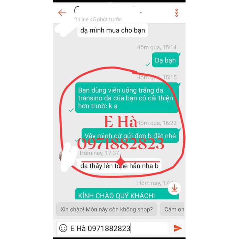 ( có feedback, chuẩn bill) viên uống transino white c nhật bản | Thế Giới Skin Care