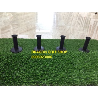 Tee golf cao su cho thảm tập - màu đen
