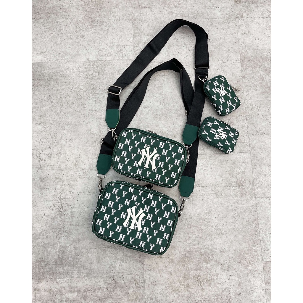 Túi Bao Tử MLB Logo Jacquard Mini Crossbody Bag B413
