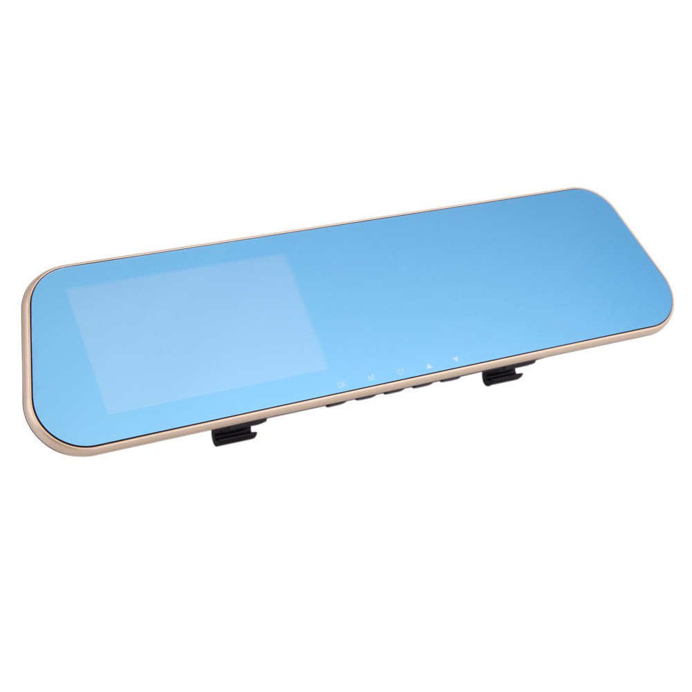 Máy Quay Hành Trình 2 Ống Kính 4.3Inch 1080P Chống Lóa , Gương Chiếu Hậu