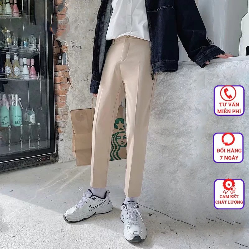 Quần tây nam baggy phong cách hàn quốc