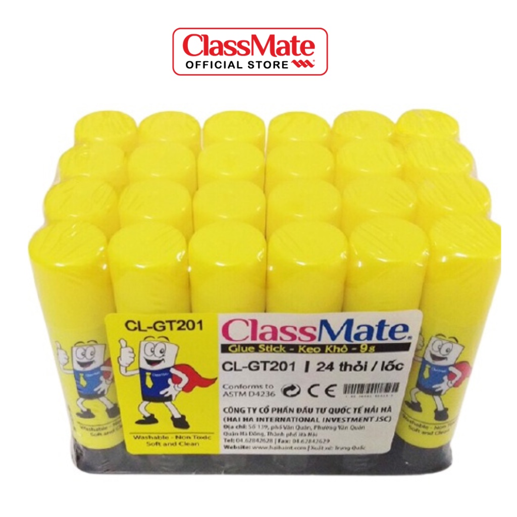 Keo khô dán giấy Hải Hà classmate 9g GT201
