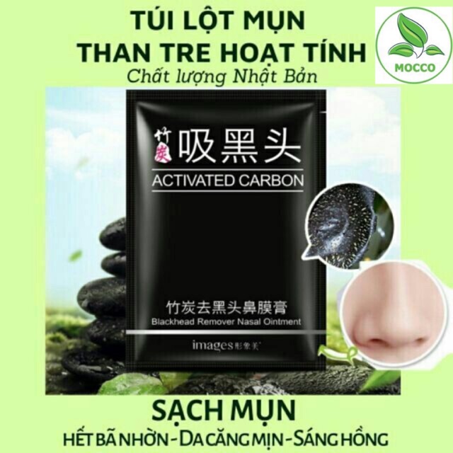 Mặt nạ lột mụn mũi sạch mụn đầu đen mụn cám tinh than tre hàng nội địa trung