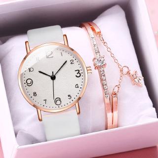 Đồng Hồ Analog Máy Quartz Nữ Dây Da