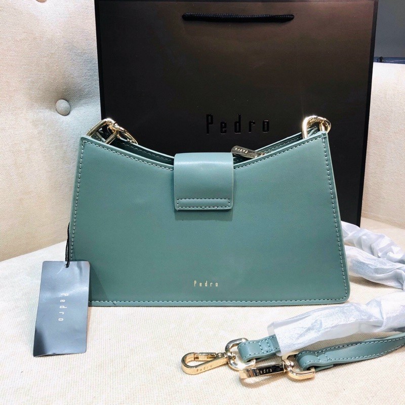 [Mã WAST10K giảm 10K đơn bất kỳ] [PW2-75060042] Túi Xách Kẹp Nách PD BUCKLED SHOULDER BAG LÓT TRONG DA LỘN