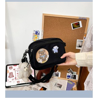 black mini bag