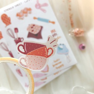 Bullet Journal Sticker - Làm bánh
