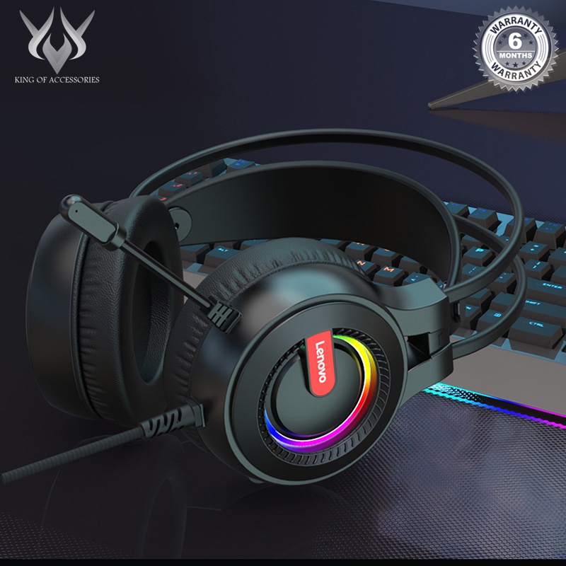 Tai nghe 7.1 gaming LENOVO G80-B thinkplus RGB - Bass cực dày (Đen) Phụ kiện 1986