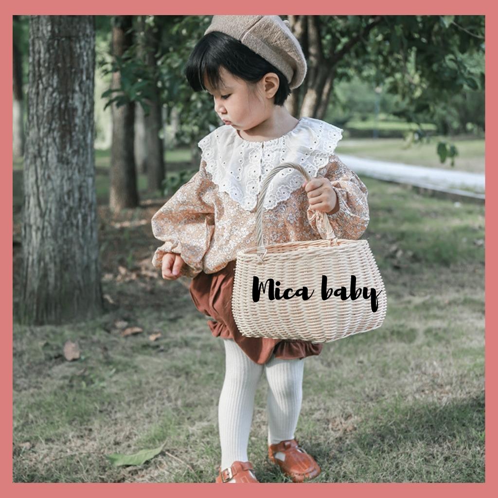 Quần tất trơn phong cách hàn quốc đáng yêu cho bé Mica Baby T09