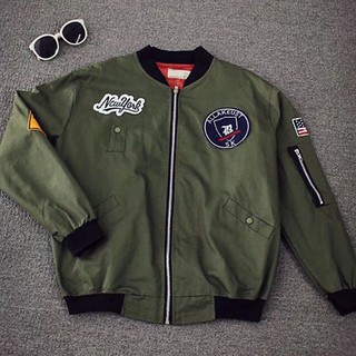 Áo Khoác Bomber Nữ Thêu Hoa