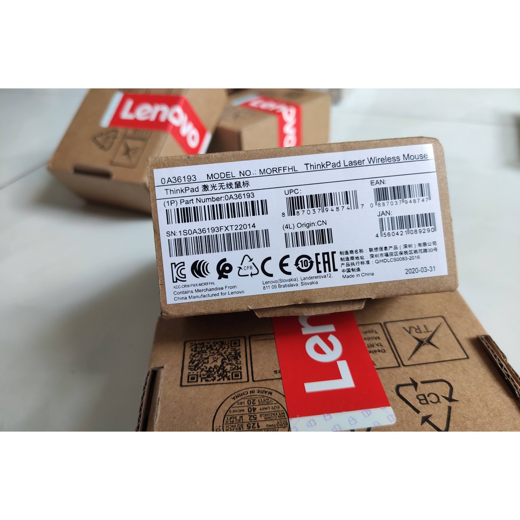 Chuột không dây Lenovo ThinkPad Laser A193 (0A36193)