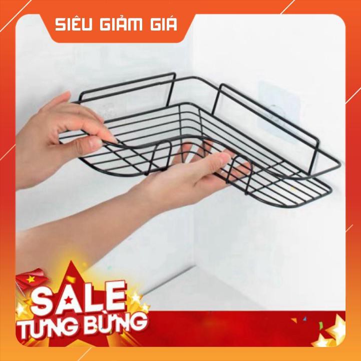 [HÀNG HOT] Kệ Góc Dính Tường Phòng Tắm – Nhà Bếp Cao Cấp – Gắn Siêu Chắc Không Khoan Tường