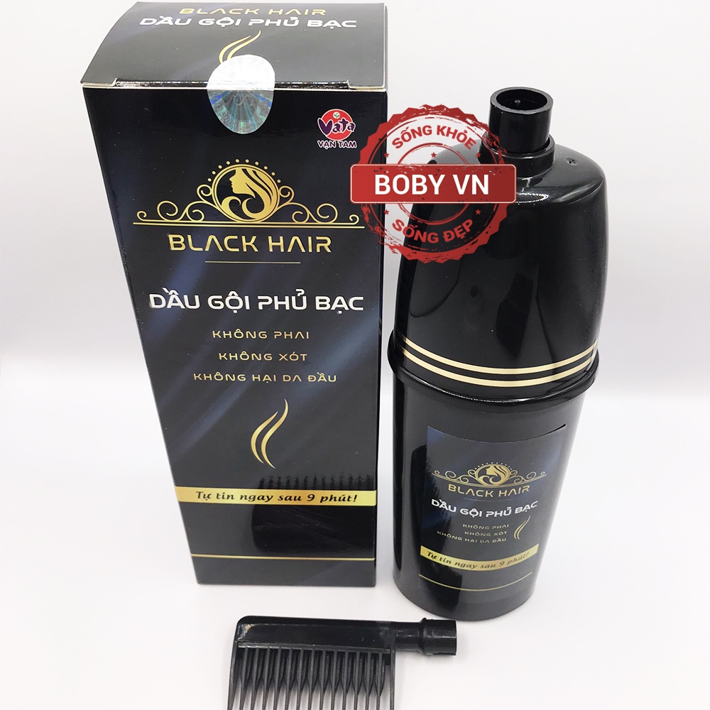 Dầu gội phủ bạc Blackhair Không phai - Không xót - Không hại da đầu (200ml)