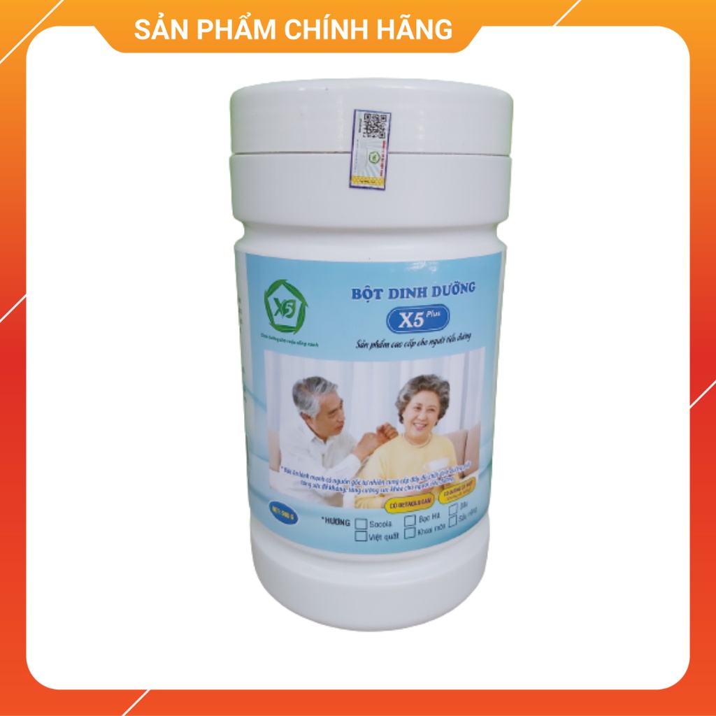 [Tuổi Già Khỏe Mạnh] 500gr Bột Dinh Dưỡng Ngũ Cốc Nảy Mầm X5 Dành Cho Người Cao Tuổi,Tiểu Đường,Giúp Ổn Định Đường Huyết