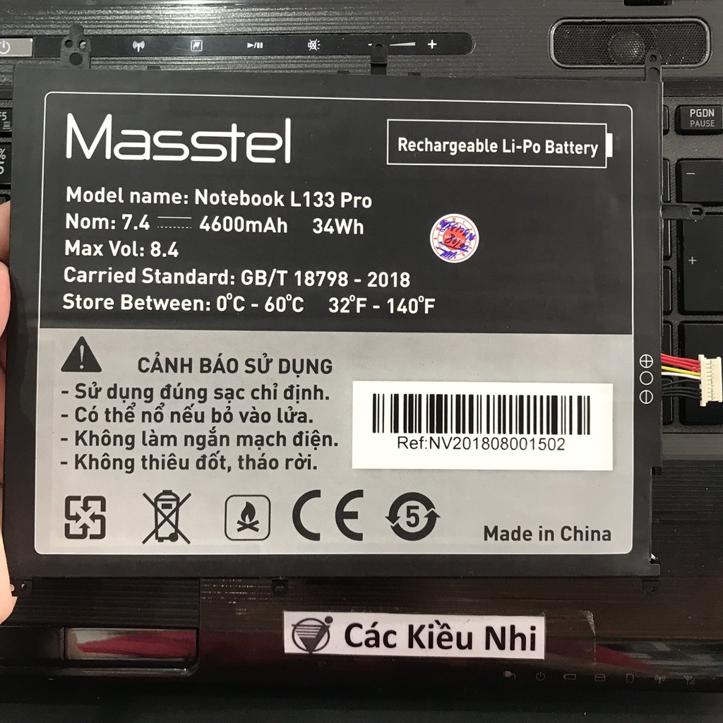 Masstel L133 | L133 Pro | Pin | Bộ sạc Adapter | Bàn phím | Màn hình | Notebook Laptop