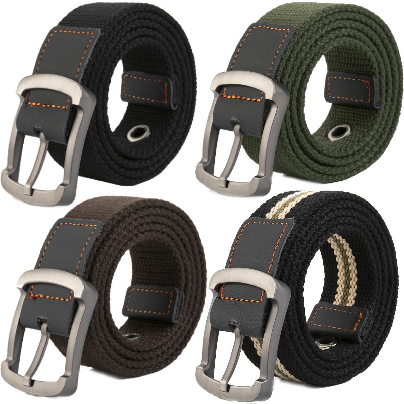 [ HOÀN XU 10% Đơn 0 Đồng ] Thắt lưng nam vải bố,dây nịt nam vải dù khóa chống gỉ siêu bền cao cấp R21