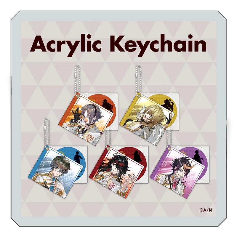 Móc Chìa Khóa GP1 Luxiem Vox Luca Mysta Ike Shu NIJISANJI Vtuber PG1